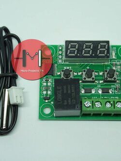W1209 Thermostat Module บอร์ดเปิด/ปิดอุปกรณ์ไฟฟา ตามอุณหภูมิ