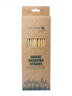 ปาล์มเมด หลอดดื่มน้ำ ทำจากฟางข้าวสาลี