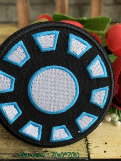 ไอรอนแมน ตัวรีดติดเสื้อ อาร์มรีด อาร์มปัก ตกแต่งเสื้อผ้า หมวก กระเป๋า แจ๊คเก็ตยีนส์ Movie Embroidered Iron on Patch