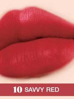 Srichand Feelin Me Matte Liquid Lip 3g. #10 Savvy Red ลิปศรีจันทร์ ฟิลลิน มี แมทต์ ลิควิด ลิป ขนาด 3 กรัม สี 10 Savvy Red