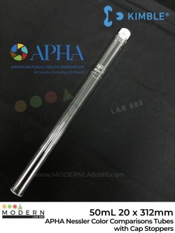 50mL APHA Nessler Color Comparisons Tubes with Cap Stoppers