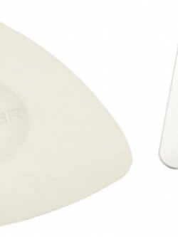 Clover 24-002 ชอลค์สามเหลี่ยมสีขาว ชอลค์ 3เหลี่ยมพร้อมเหล็กจับชอลค์ เหล็กลับคมชอล์ค และลับคม สีขาว