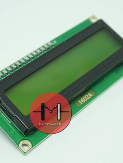 LCD 1602 (Yellow Screen) โมดูลจอแสดงผล 16x2 อักขระ พร้อม I2C Module