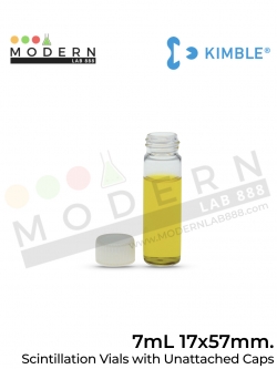 7 mL Scintillation Vials with Unattached Caps (200ขวด/แพ็ค)