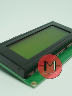2004 LCD (Yellow Screen) 20x4 โมดูลจอ LCD พร้อม I2C Interface