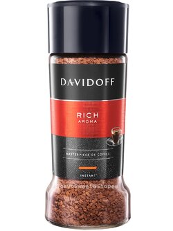 DAVIDOFF RICH AROMA Instant Coffee 100 g. แดวิดอฟฟ์ กาแฟสำเร็จรูป คาเฟ่ ริชอโรม่า 100 ก.