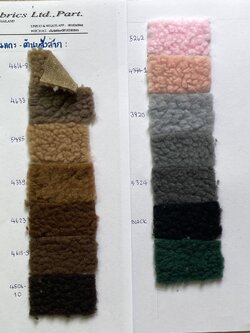 ผ้าขน ผ้าขนแกะ sherpa หน้าเดียว ด้านหลังสาก ผ้าทำกระเป๋าผ้า ผ้าทำเสื้อหนาวบุ ผ้าเฟอร์นิเจอร์ ผ้าทำหมอน ผ้าทำตุุ๊กตาขนแกะ หน้า 62" ขนนุุ่ม เนื้อสวย