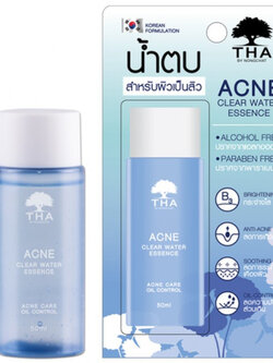 THA by NongChat น้ำตบ Acne Clear Water Essence 50ml ฑา น้ำตบน้องฉัตร น้ำตบเอสเซนต์ 50 ml.