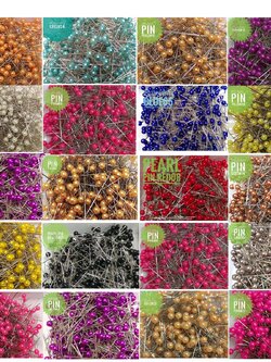 เข็มหมุดมุกTWกล่องเหลือง เนื้อเข็ม คมสุดในท้องตลาด หัวมุกเข้มชัด ซื้อซ้ำถี่มากก