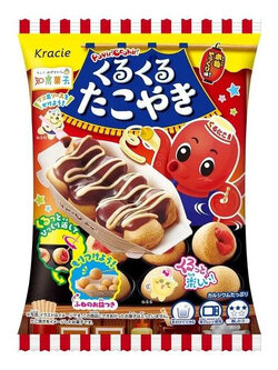 Kracie ขนมทำเอง DIY ฝึกสมาธิ เสริมจินตนาการ ขนมทำมือ ของเล่นกินได้ นำเข้าจากญี่ปุ่น #ชุดทำทาโกะยากิ