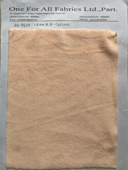 A5-9627 ผ้าขน ผ้าขนสั้น 1.5 มม supersoft E.F. Velour ผ้าทำตุ๊กตา ผ้าทำหมอน ผ้าชุดเด็ก ผ้าเสื้อหนาว ผ้าปัก หน้า ุ63"