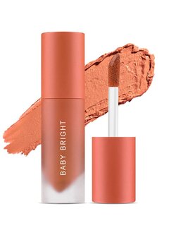 Baby Bright Lip & Cheek Velvet Cherry Blossom Sakura 2.4G. #01 YUZU TEA เบบี้ไบร์ท ลิปแอนด์ชีคเวลเวทเชอร์รี่บลอสซั่มซากุระ ลิปเนื้อครีมกำมะหยี่ 2.4g. สี 01 YUZU TEA