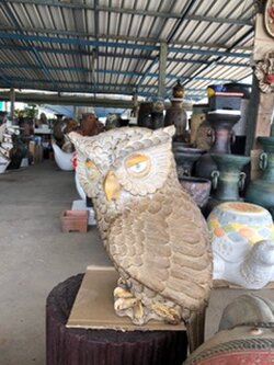 นกฮูกประดับสวน