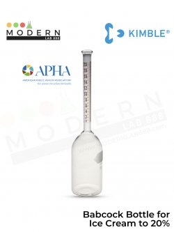 Babcock Bottle for Ice Cream to 20%
