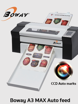 เครื่องไดคัทสติ๊กเกอร์ Boway A3 MAX Auto feed
