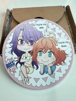 ที่รองแก้วเซรามิค Love my Boss