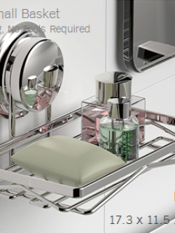 CH-31 ตะแกรงวางของขนาดเล็ก รุ่น Chrome Series ไม่ต้องเจาะผนัง