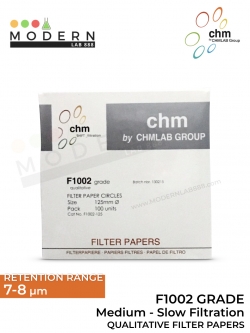 กระดาษกรอง เบอร์ 2 / F1002 Grade 7-8μm Qualitative Filter Paper, CHM