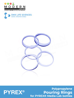 Polypropylene Pouring Rings for PYREX® Media-Lab bottles, clear, autoclavable, PYREX (10pcs/pck)