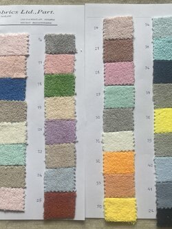 M210C ผ้าขนหนู ผ้าทำผ้าห่ม ผ้าทำตุ๊กตา Nano terry towel 80/20 polyester/cotton น้ำหนัก 280 gsm ผ้าทำเสื้อคลุม bathrobe ผ้าเช็ดผม เนื้อด้านน่มนวล ซับน้ำดี หน้าผ้า 6ุ6 inches"