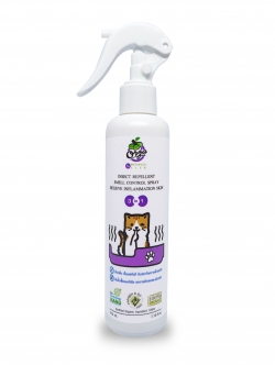 สเปรย์ 3 IN 1 สำหรับแมว ดับกลิ่น/ไล่แมลง/บำรุงขน 210 ml.