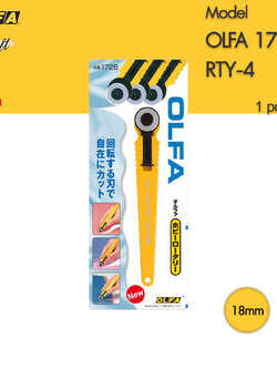 OLFA RTY-4 Olfa 172B เครื่องตัดโรตารี่สแตนเลส 18 มม.ของแท้จากญี่ปุ่น ราคาส่ง