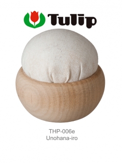 หมอนปักเข็มหมุด Tulip Unohana-iro3 THP006e สีขาวธรรมชาติ