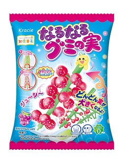 Kracie ขนมทำเอง DIY ฝึกสมาธิ เสริมจินตนาการ ขนมทำมือ ของเล่นกินได้ นำเข้าจากญี่ปุ่น #ชุดพวงองุ่นวิทยาศาสตร์