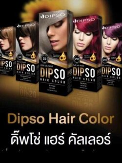 DIPSO HAIR COLOR #S16 Golden Green Blond ยาย้อมผม ติ๊พโซ่ แฮร์ คัลเลอร์ สี S16 บลอนด์ทองประกายเขียวทอง ขนาด 110 กรัม