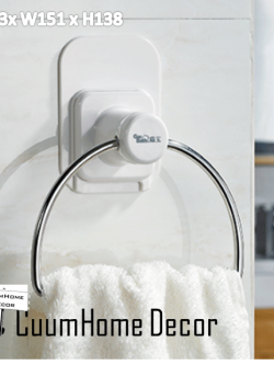 AP-06 ตะขอแขวนผ้าเช็ดมือ ยึดด้วยแผ่นฟิลม์