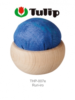 หมอนปักเข็มหมุด Tulip Ruri-iro3 THP007e สีน้ำเงินธรรมชาติ