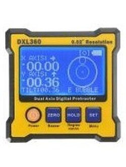 APOLIZ Digital Protractor DXL360Dual Axis Digital Angle Protractor with 5 Side Magnetic Base High-precision