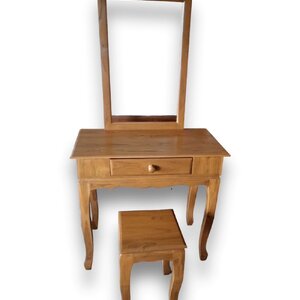 โต๊ะเครื่องแป้งไม้สัก