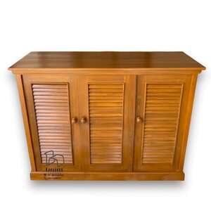 ตู้ใส่รองเท้าไม้สัก