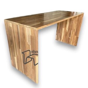 โต๊ะทำงานไม้สักประสาน