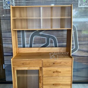 ตู้บาร์มินิมอลไม้สัก