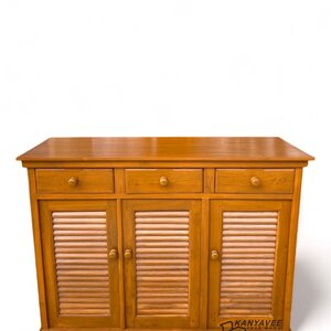 ตู้เก็บรองเท้าไม้สัก3ชั้น