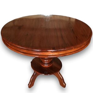 โต๊ะกลมไม้สัก