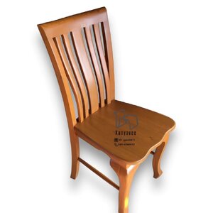 เก้าอี้ซี่ขาหลุยส์ไม้สัก