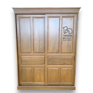 ตู้เสื้อผ้าไม้สัก