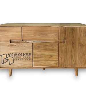 ตู้มินิมอลไม้สัก