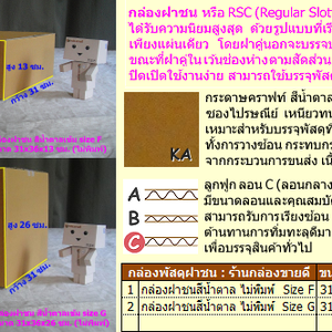 กล่องพัสดุฝาชน ไม่พิมพ์