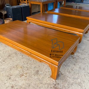 ตั่งขาคู้ไม้สัก