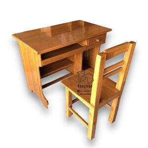 โต๊ะวางคอมพิวเตอร์ไม้สัก