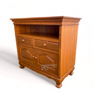 ตู้เก็บของไม้สักขาสิงห์