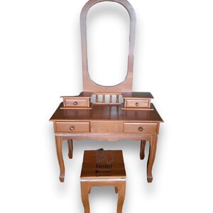 โต๊ะเครื่องแป้งไม้สัก