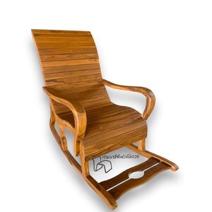 เก้าอี้ไม้สักมินิมอล