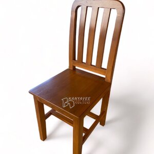 เก้าอี้ไม้สัก สีสักแก่