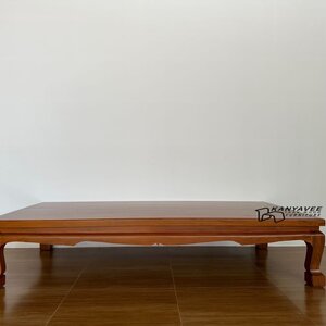 ตั่งขาสิงห์ไม้สัก