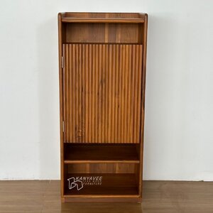 ตู้เก็บรองเท้าไม้สัก สีสักด้าน